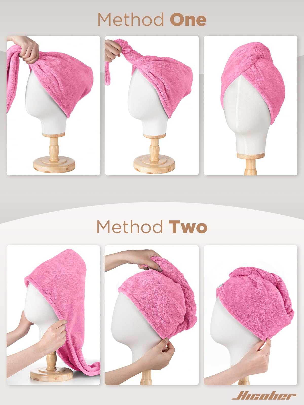 Hicober three color variations displaying choice and household organization benefit