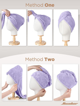 Hicober three-color towels laid flat showing color options and rotation benefit