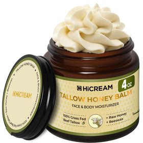 Hicream front jar showing clean unscented packaging and moisturizing benefit