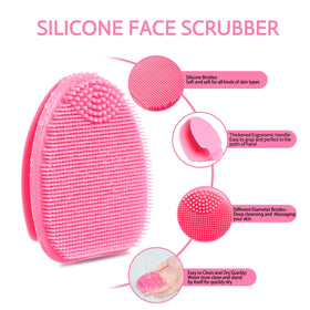 HIEERBUS silicon scrubber producing lather with cleanser for deeper cleaning benefit