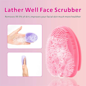 HIEERBUS scrubber held in palm demonstrating compact size and easy travel benefit