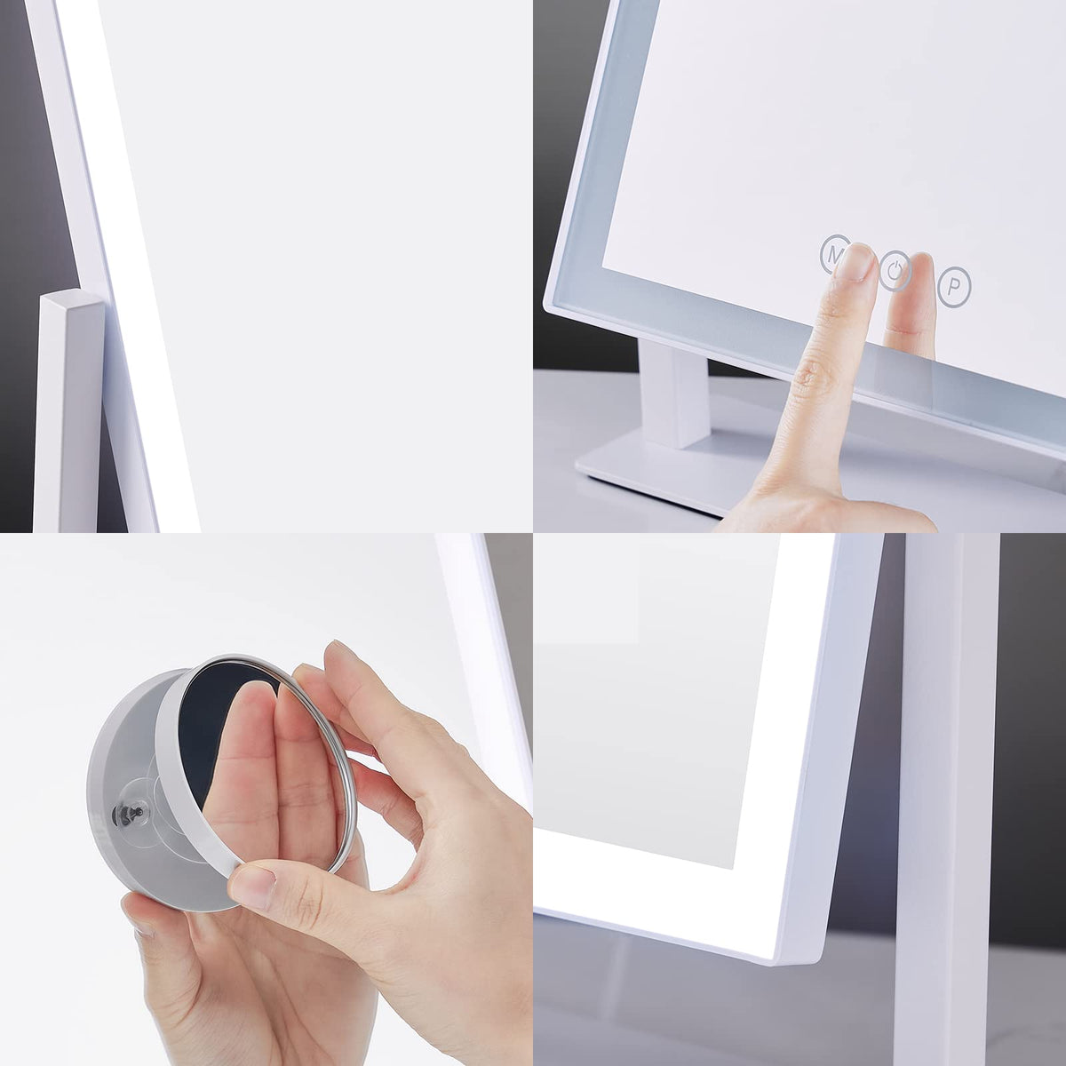HIEEY touch controls and buttons shown for easy brightness and color adjustments benefit fast operation
