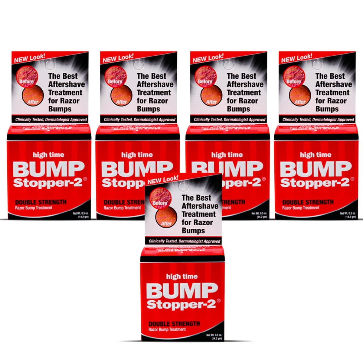 high time front tube view showing product branding and compact size for quick treatment