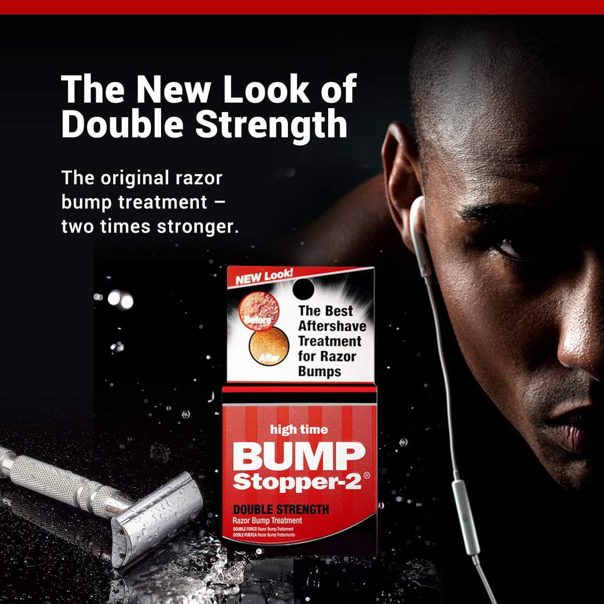 high time label close-up highlighting product name and concentrated formula benefits