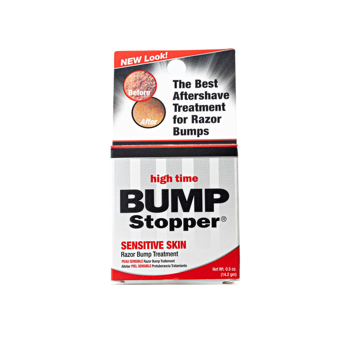 high time front packaging showing tube and brand, promotes quick bump reduction