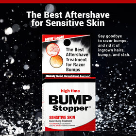 high time open cap with lotion drop, demonstrates easy precise application