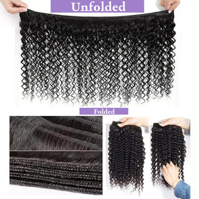 Higher bundles held in hands to show true-to-length scale and generous 70g per bundle