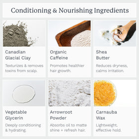 Highland label close-up displaying clean-ingredient list for scalp-friendly care