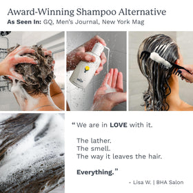 Highland The Wash applied with scalp massage illustrating circulation-supporting application benefits