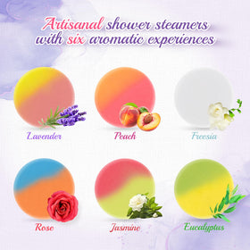 HiHas two-color tablet close-up highlighting visual layers and enhanced shower effect