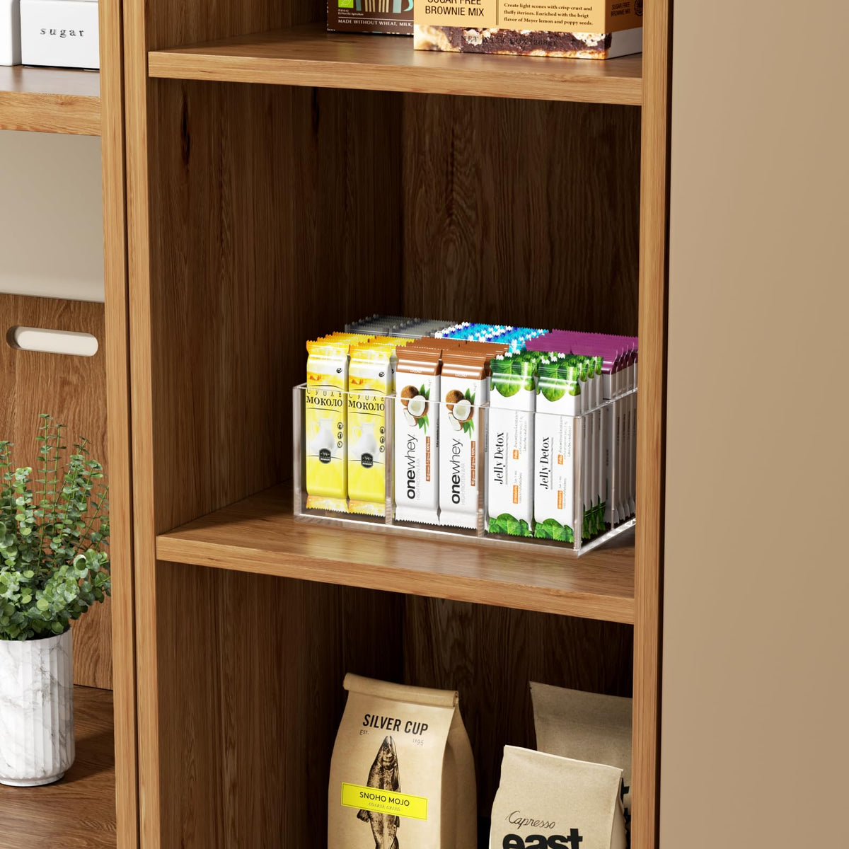 HIIMIEI multiuse storage holding pencils, lipsticks and mascara for clutter-free counters