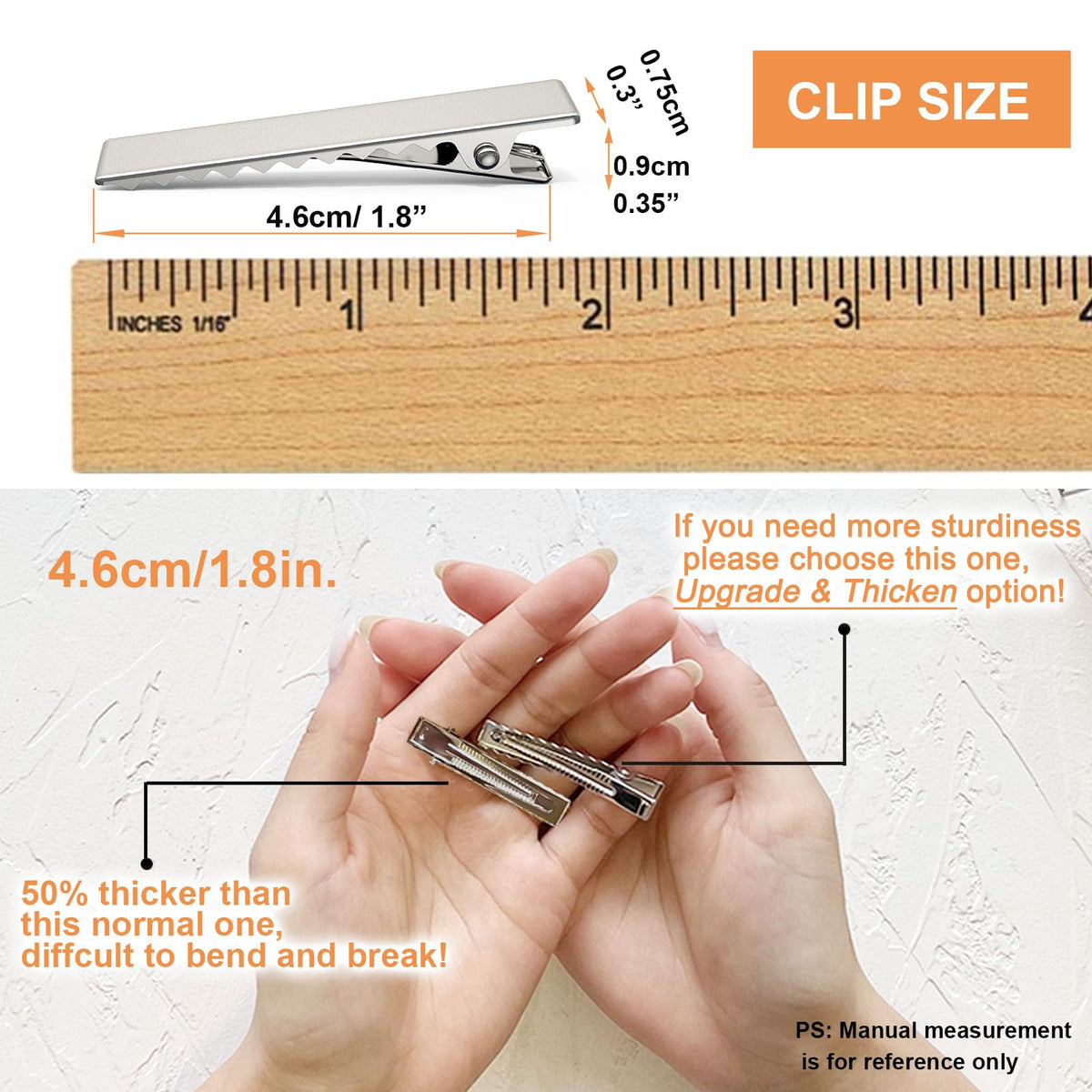 HiJeaton clip holding a finished bow in hair, neat attachment benefit