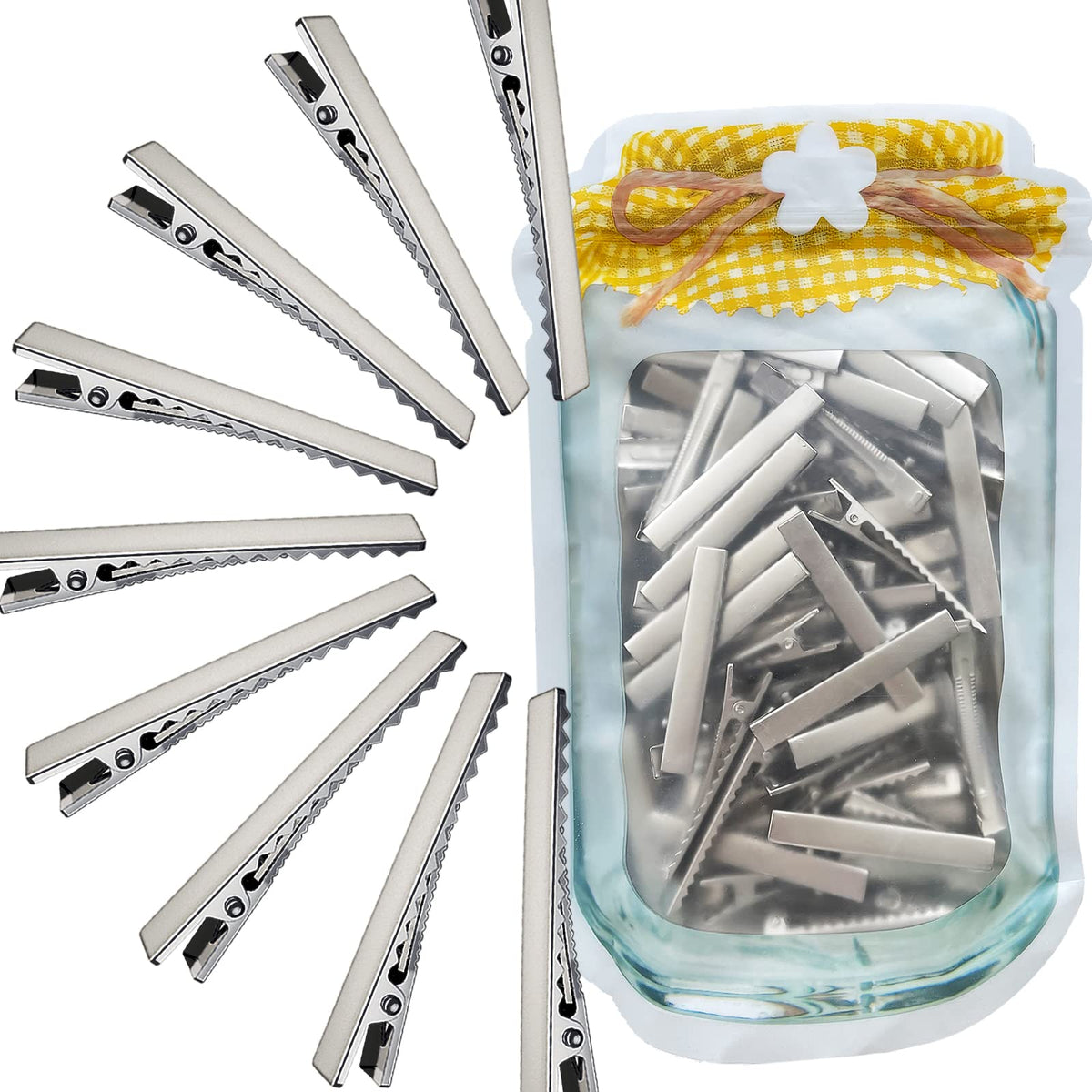 HiJeaton front pack of 100 clips showing value and reliability