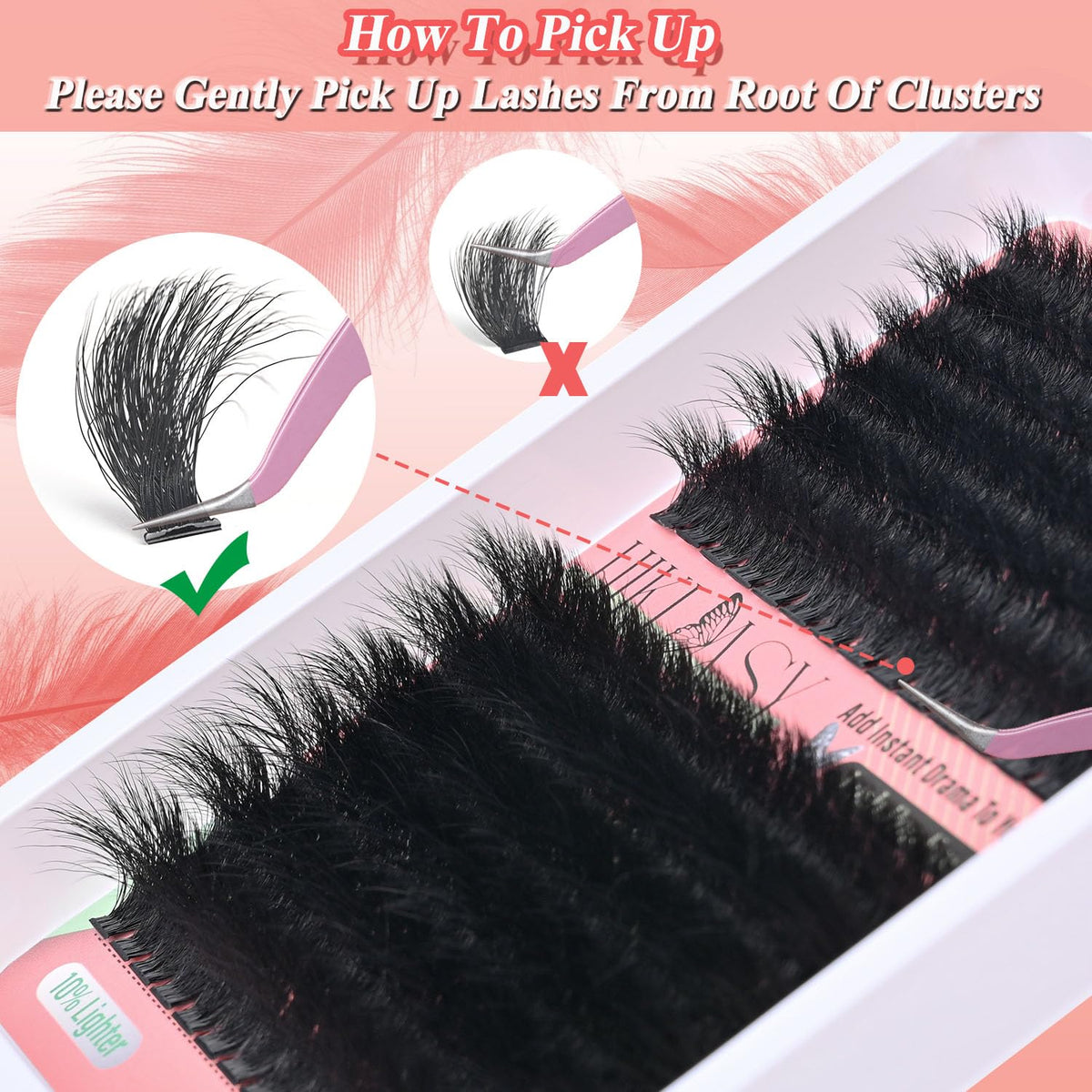 HK HIKLASY model wearing clusters demonstrating salon finish