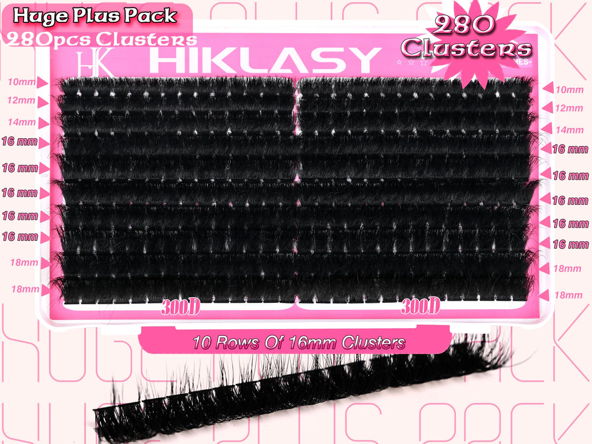 HK HIKLASY lashes worn in glam setting for event-ready volume