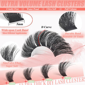HK HIKLASY mixed 12–18mm lengths displayed for layered effect