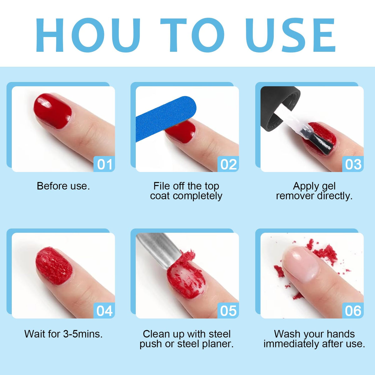 HiLemon used in a home manicure setting saving salon time