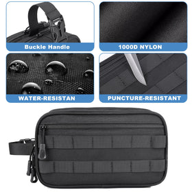 HILOMON interior showing elastic loops and mesh pockets for tidy organization
