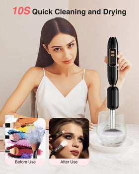 HiLUNDA universal collar close-up fitting multiple brush sizes for versatile cleaning