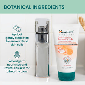 Himalaya ingredient label close-up showing wheatgerm oil, vitamin E, licorice and no parabens