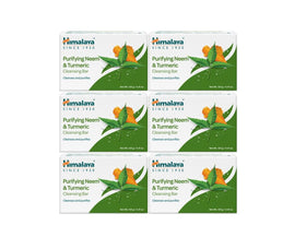 Himalaya front packaging displaying six cleansing bars and benefits
