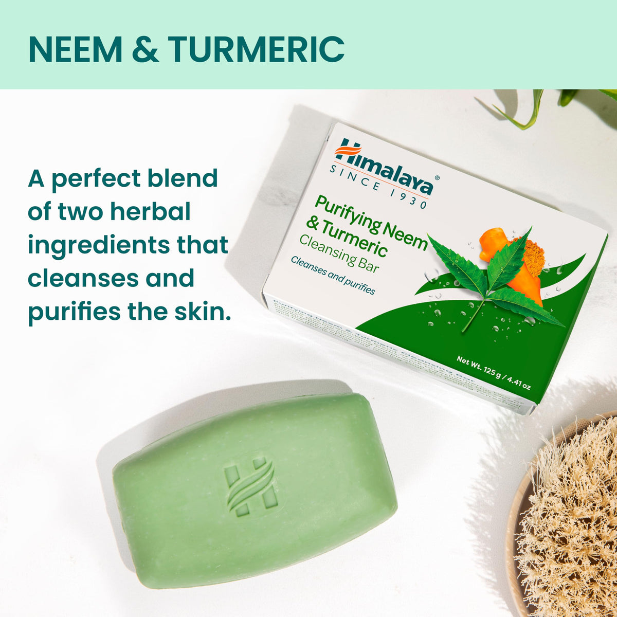 Himalaya cucumber bar in hand showing size and travel convenience
