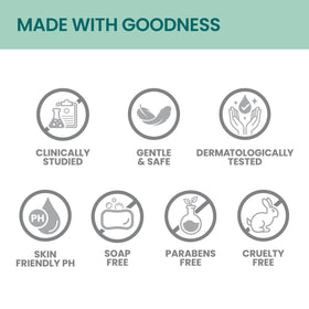 Himalaya back label close-up showing ingredient list and dermatologically tested benefit