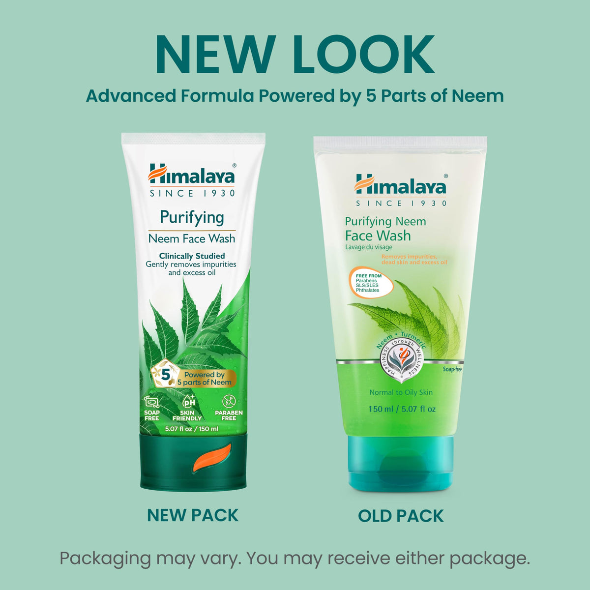 Himalaya gel texture close-up illustrating non-drying, lightweight lather benefit