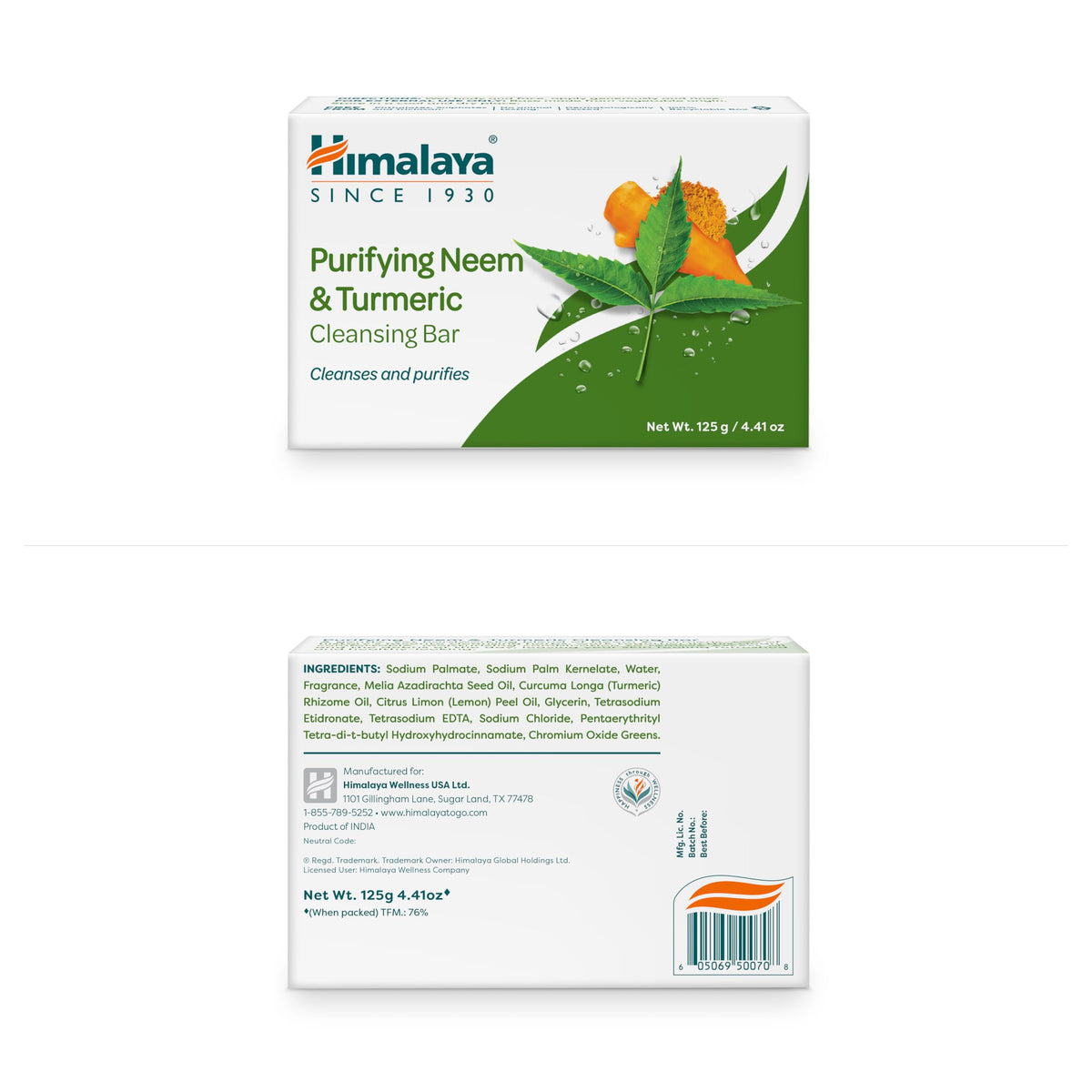 Himalaya soap bar close-up texture highlighting creamy surface and gentle-feel benefit