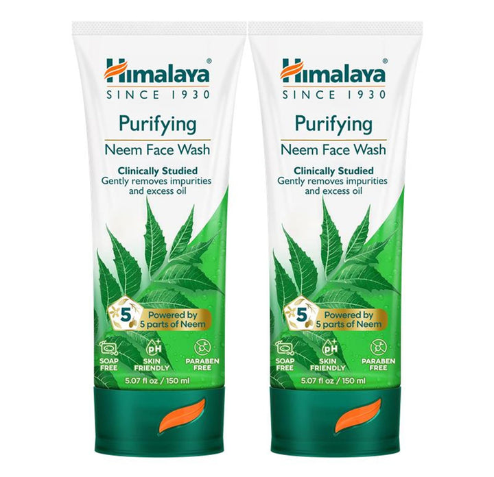 Himalaya front packaging showing cleanser and benefits for balanced skin