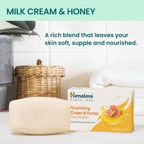 Himalaya variety pack layout displaying four soap scents for choice