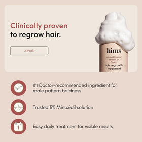 hims bottle close-up label highlighting product strength and clarity