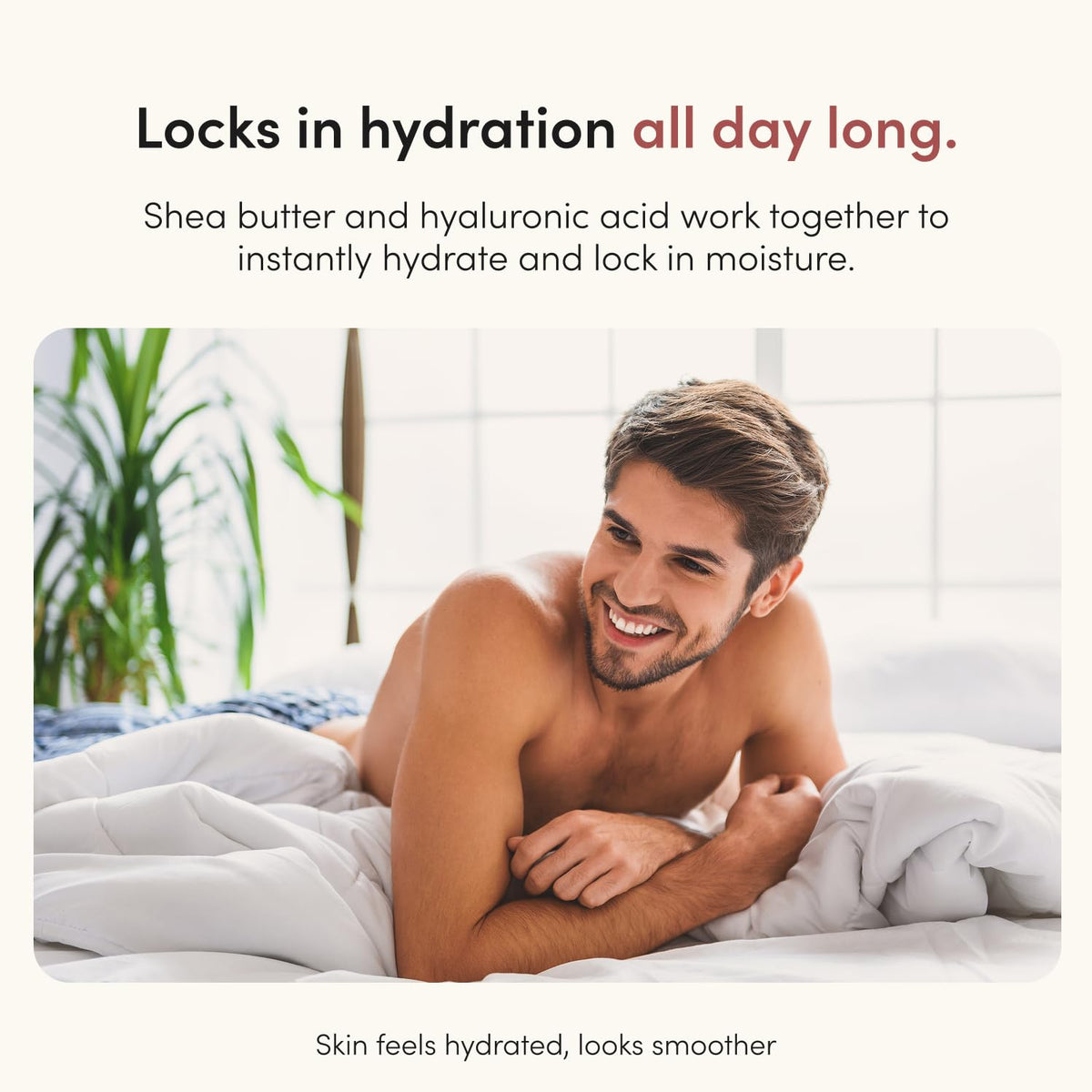 hims Everyday Moisturizer creamy texture close-up demonstrating lightweight feel