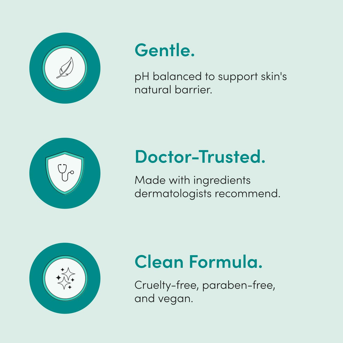 HIMS & HERS gentle foam lather on fingers illustrating effective yet non-drying cleanse