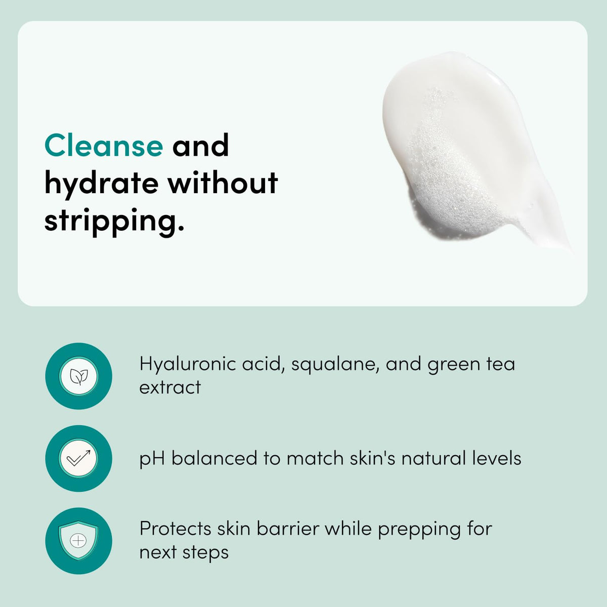 HIMS & HERS pump top close-up demonstrating easy dispensing and controlled use