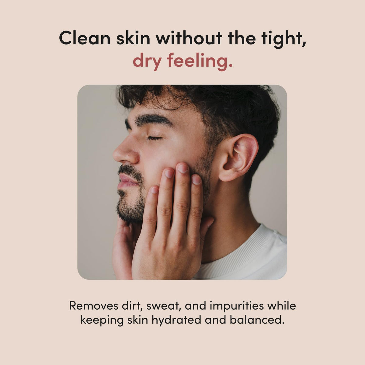 HIMS & HERS label close-up highlighting hyaluronic acid and squalane for targeted ingredient benefit