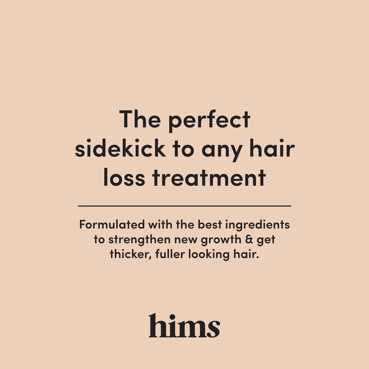 hims label close-up showing ingredient highlights and clean formulation