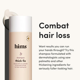 hims back label close-up showing ingredients and directions for transparency