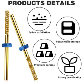 HINGTAI drill bits beside ruler showing size and precise fit benefit