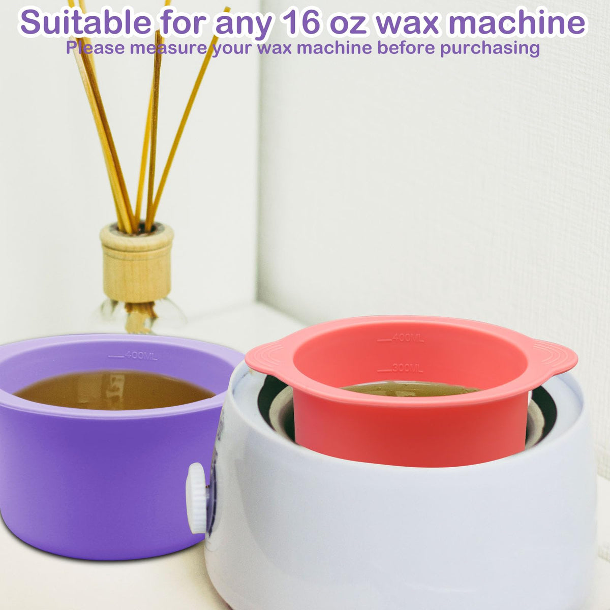 HINGTAI pair of wax spatulas beside liners showing precise stirring and application use