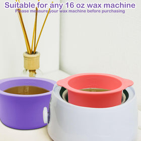 HINGTAI pair of wax spatulas beside liners showing precise stirring and application use