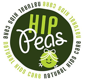 Hip Peas label close-up highlighting organic ingredient list and safety