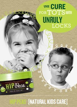 Hip Peas open jar close-up showing smooth balm texture and spreadability