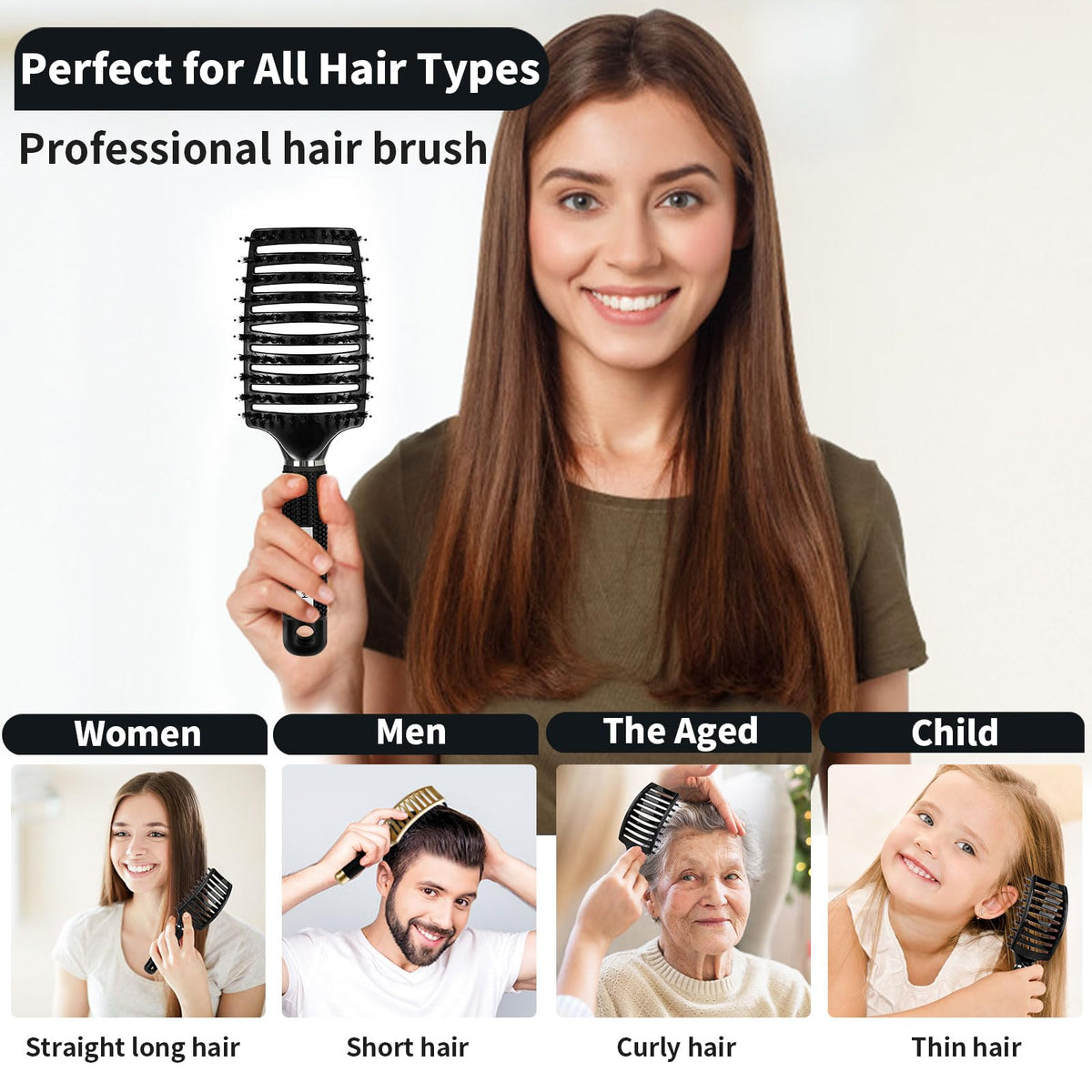 HIPPIH held in hand to show brush scale and easy-grip comfort benefit