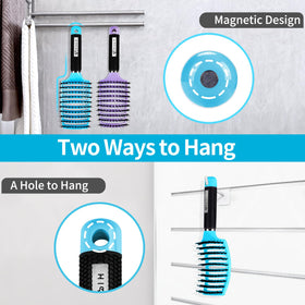 HIPPIH nylon pins detail detangling knots gently to reduce breakage benefit