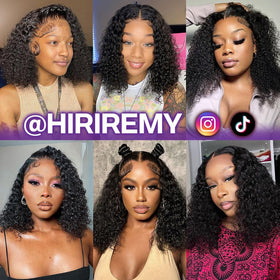 HIRIREMY lifestyle shot of Black woman wearing bob for confident day-to-night style