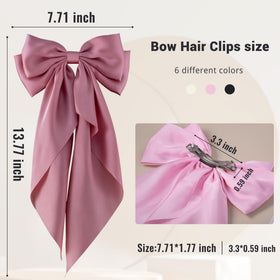 hisial pink bow closeup texture highlights silky fabric and shine