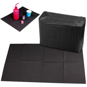 Hisight front package showing 125 black disposable bibs for easy stocking