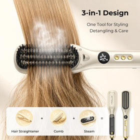 HITTIONA closeup of layered teeth design for smooth detangling benefit