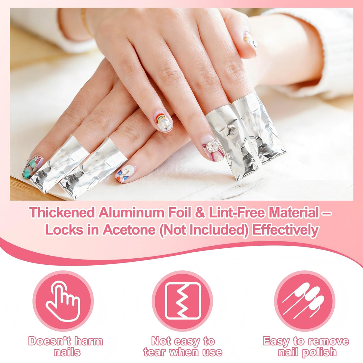 HIWRBDTI stacked foil sheets illustrating bulk supply for salons